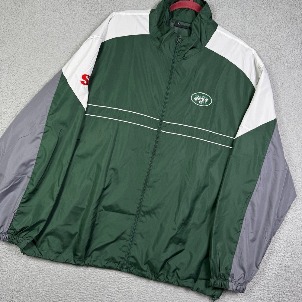 Vintage New York jets Windbreaker‎ jacket